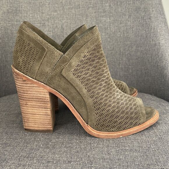 Vince Camuto Karini Peeptoe Booties - Picture 4 of 7